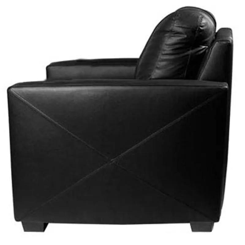 Silver Club Chair with Columnbus Blue Jackets Logo
