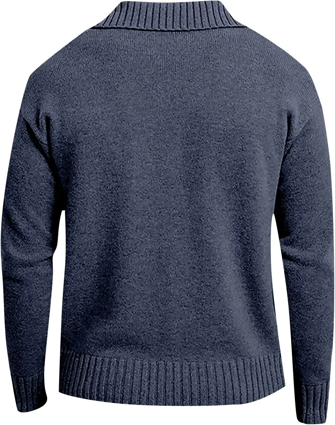 Sport Jackets for Men Men's Fashion Loose Cardigan Warm Jacket Sweater Stand Collar Knitting Coat Jackets
