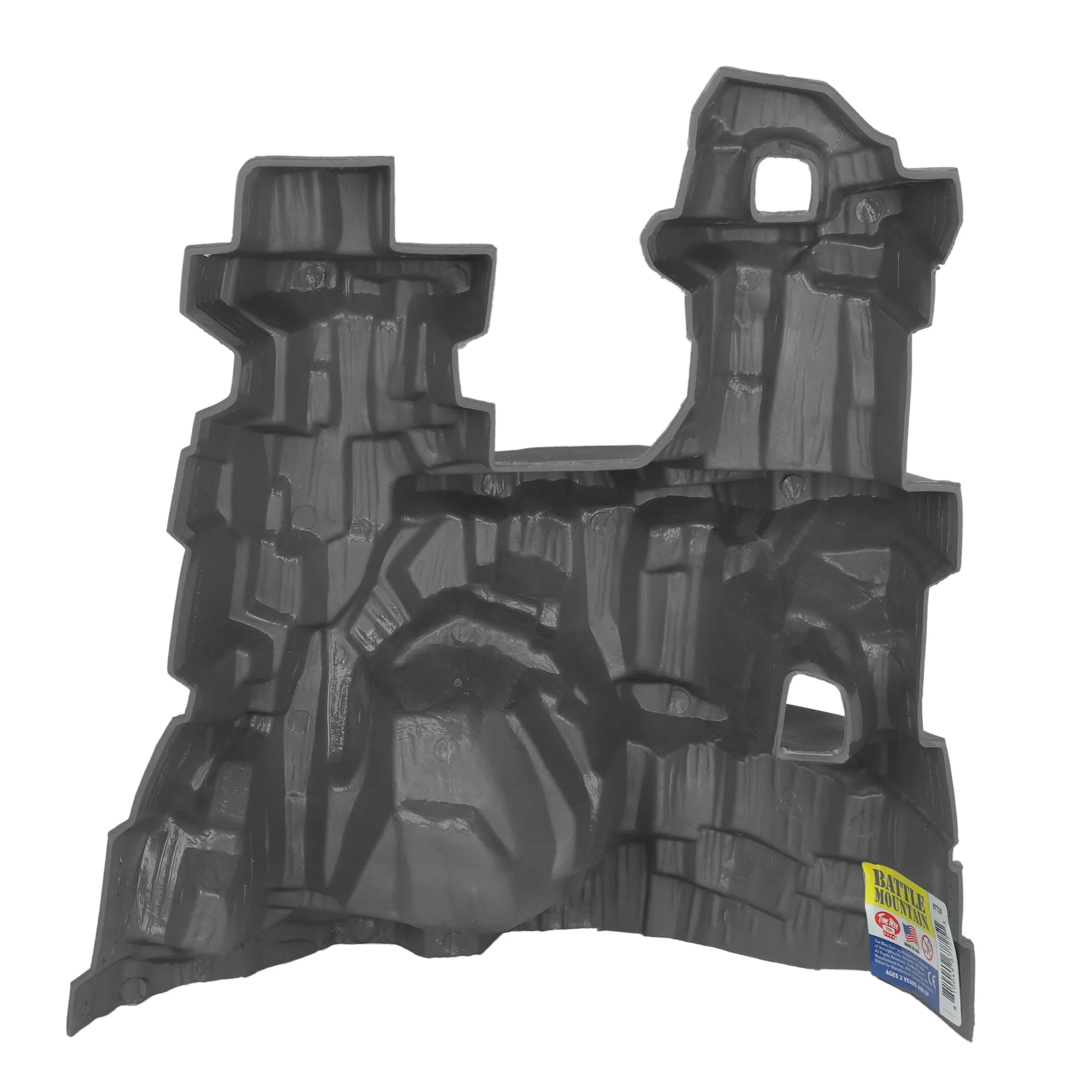 TimMee Battle Mountain Scenery - Dark Gray Figure Display & Play Terrain US Made