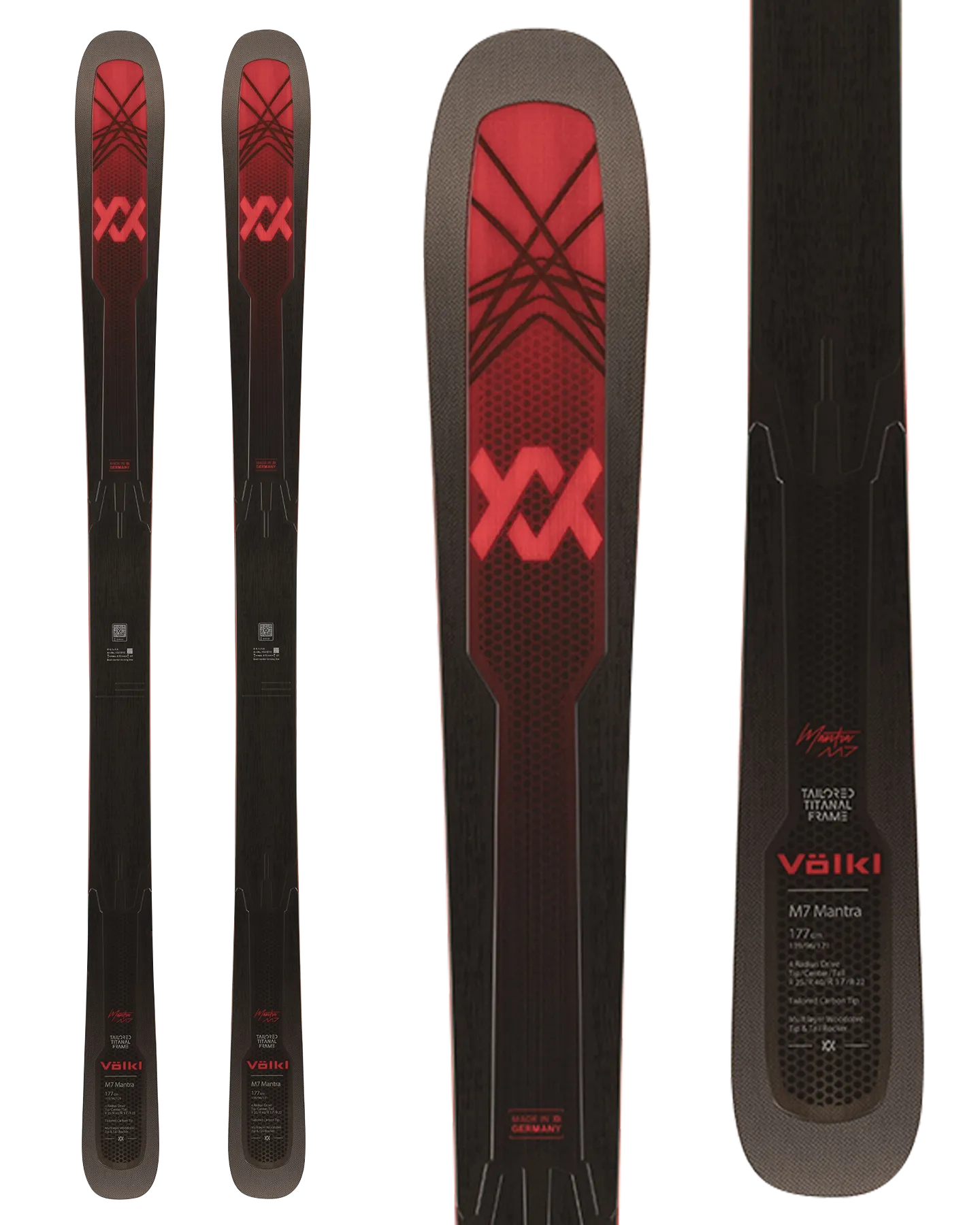 Volkl M7 Mantra Flat Snow Skis - 2025