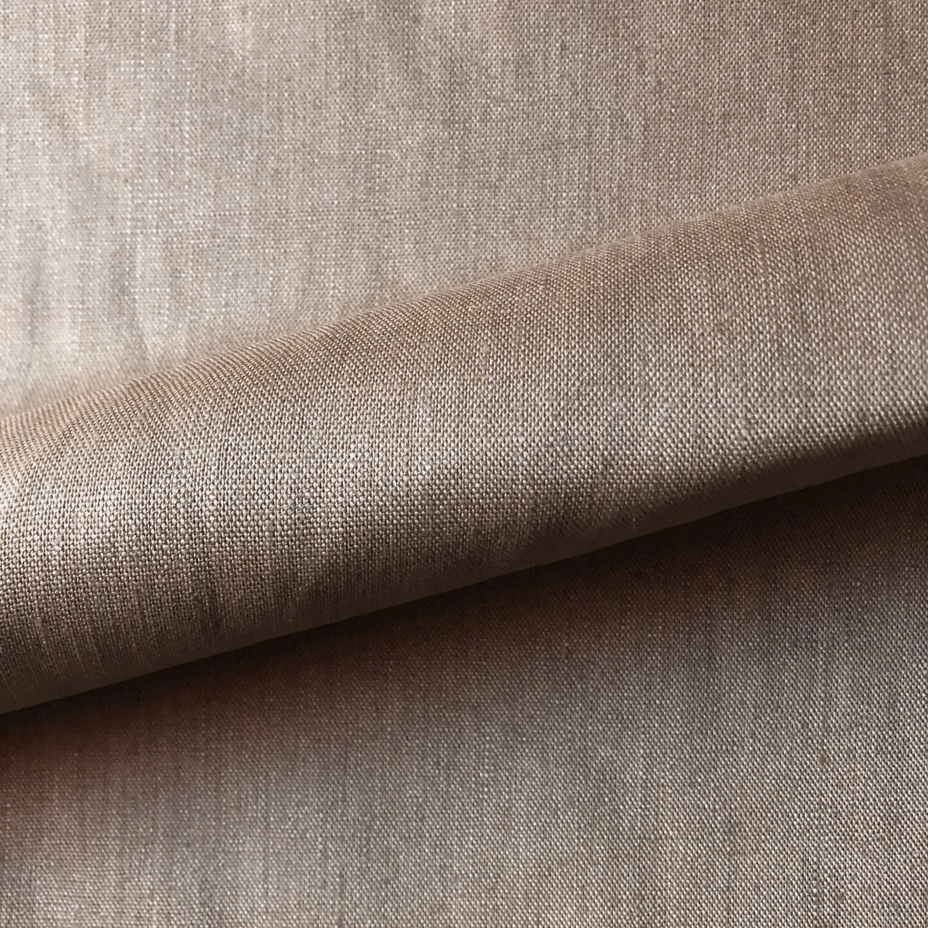 Warm Taupe Oxford Solid Canvas Upholstery Fabric 54"