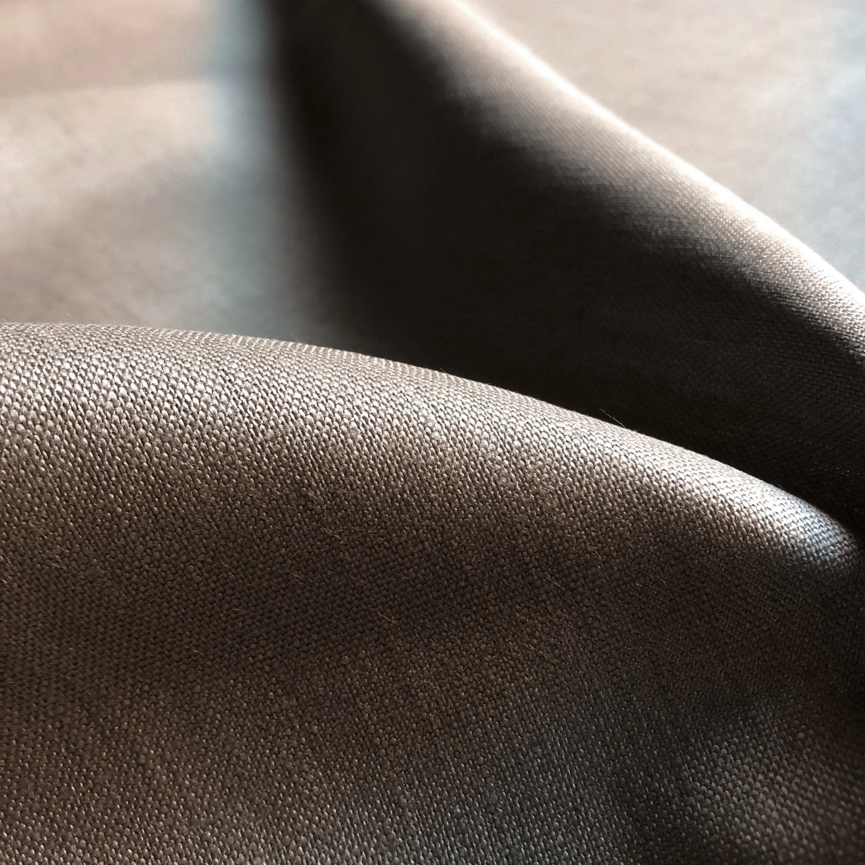 Warm Taupe Oxford Solid Canvas Upholstery Fabric 54"