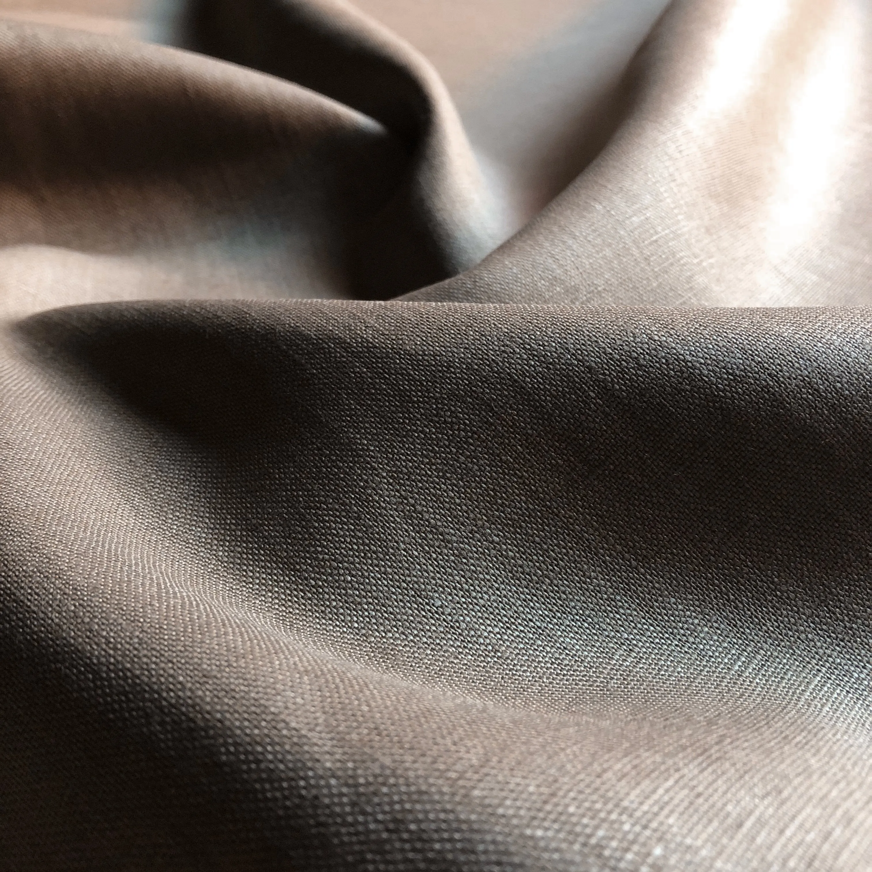 Warm Taupe Oxford Solid Canvas Upholstery Fabric 54"
