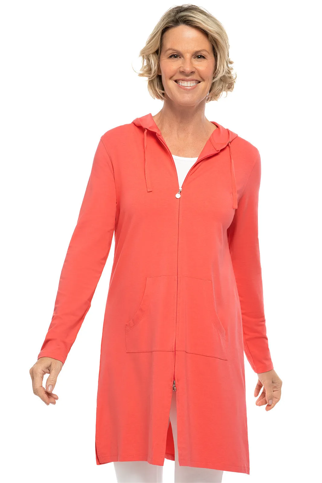 Women's Cabana Hoodie  |  Vivid Coral