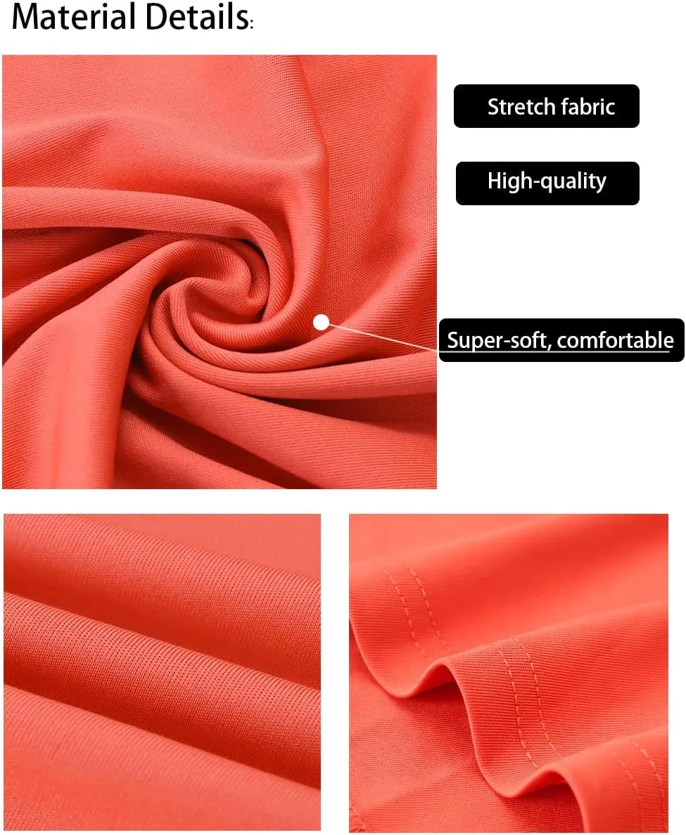 Womens Elegant Off Shoulder Short Sleeve Belted Side Slit Cocktail Party Swing Dress with Pockets